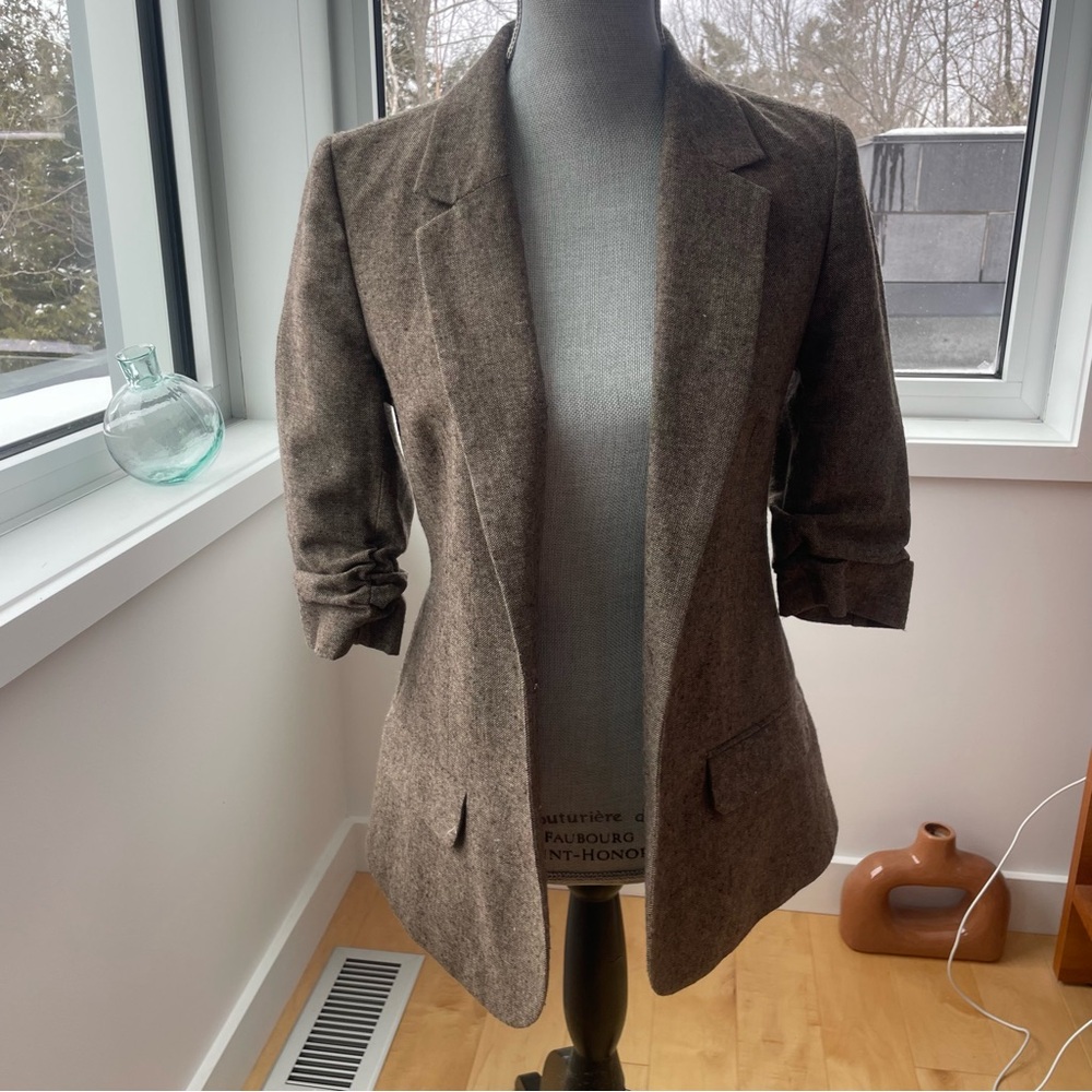 Brown BB Dakota Women's Tailored Blazer Jacket